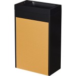 Szafka łazienkowa złota 40 cm z umywalką czarną CLER GOLD