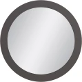 Lustro łazienkowe okrągłe szare 70cm INTRA