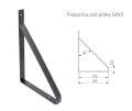 Podpórka pod półkę GINO - rysunek techniczny