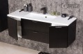Szafka glamour pod umywalkę z dwiema szufladami i dwiema drzwiczkami Bravia 120cm