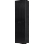 Regał łazienkowy czarny 40x143,5 cm BRAVIA