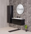 Szafki glamour do lazienki z frontami ryflowanymi Gante Bravia