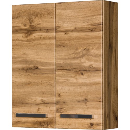 Szafka łazienkowa wisząca dąb naturalny 60x72 cm FOKUS NEW