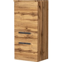 Regał łazienkowy dąb naturalny 40x89 cm FOKUS NEW z szufladą