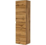 Regał łazienkowy dąb naturalny 40x143 cm AKSAMIT z oświetleniem [PRODUKT NIEDOSTĘPNY]
