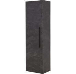 Regał łazienkowy grafitowy 45x155cm NEGRA [PRODUKT NIEDOSTĘPNY]