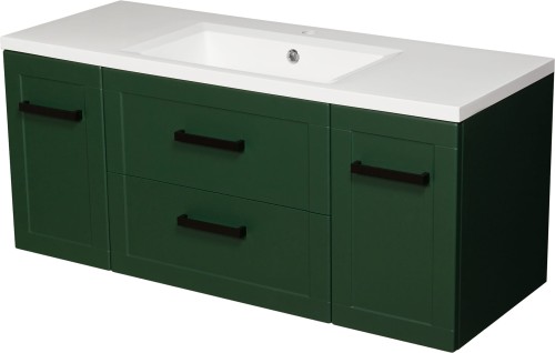 Szafka zielona MVA-Z-U121/46C + umywalka MEWA-1210C