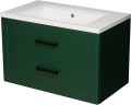 Szafka zielona MVA-Z-U81/46/2 + umywalka MEWA-810C