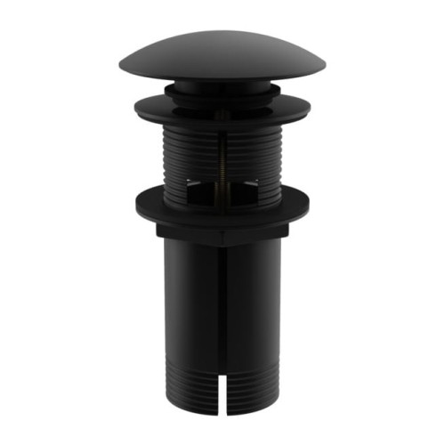 Korek umywalkowy click-clack czarny mat Kohlman Experience Black EB