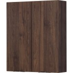 Szafka łazienkowa wisząca orzech 60 x 72 cm Victa Lamello z frezami