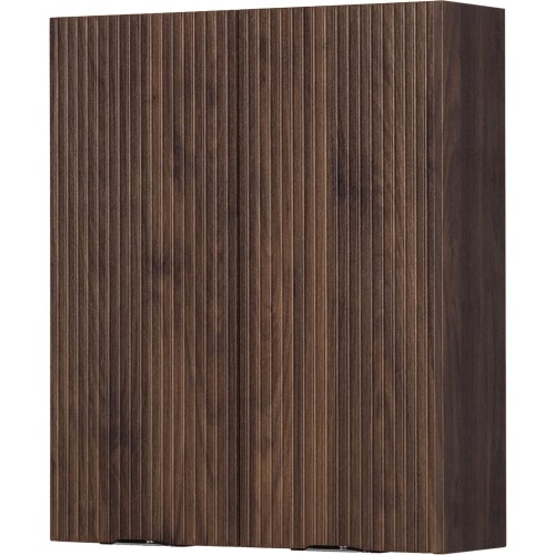 Szafka łazienkowa wisząca orzech 60 x 72 cm Gante Victa Lamello z frezami VICL-OR-W60/72