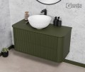 Szafka z umywalką oliwkowa 100 cm LILIA