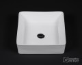 Umywalka ceramiczna kwadratowa NEO biała połyskowa
