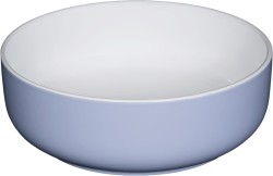 Umywalka ceramiczna SIMPLE niebiesko-biała