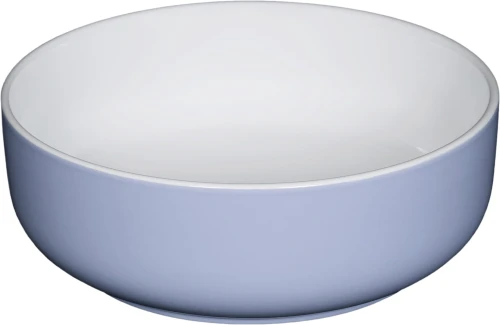 Umywalka ceramiczna SIMPLE niebiesko-biała