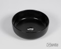 Umywalka okrągła ceramiczna SIMPLE czarny mat 38,5 cm