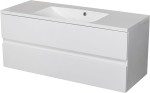 Szafka łazienkowa biała 120 cm ESTO z umywalką
