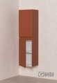 Słupek łazienkowy wiszący kolor ceglasty mat 40 x 143,5 cm ESTO