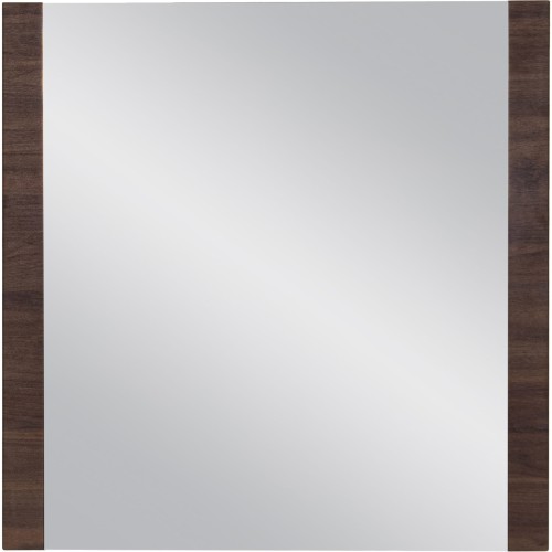 Lustro łazienkowe orzech 80x80 cm Fokus New FKSN-OR-L80/80