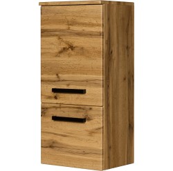 Regał łazienkowy dąb naturalny 40x89cm FOKUS NEW LOFT z szufladą