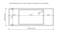 Specyfikacja otworu do wycięcia w blacie pod umywalkę.