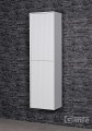 Regał łazienkowy z frezami biały dwudrzwiowy 45cm x 155cm TRETTO