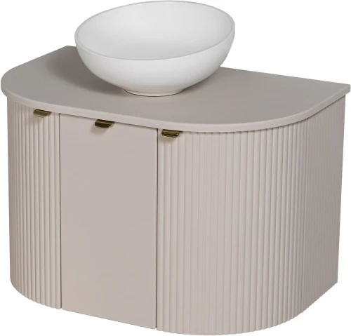 Szafka łazienkowa kaszmirowa 80 cm MIA-K-U80/50 z umywalką MIA-380