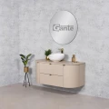 Ekskluzywne meble łazienkowe Gante Mia Smooth 120 cm w kolorze macadamia mat