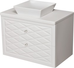 Szafka łazienkowa biała 80cm COBRA z umywalką [PRODUKT NIEDOSTĘPNY]