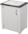 Szafka pod umywalkę biała retro 67cm Antic ANT-B-U65/50 i umywalka ceramiczna CLASSIC 55.