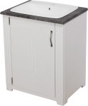 Szafka łazienkowa biała 67cm ANTIC z umywalką [PRODUKT NIEDOSTĘPNY]