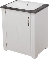 Szafka łazienkowa biała 67cm ANTIC z umywalką [PRODUKT NIEDOSTĘPNY]