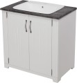 Szafka pod umywalkę biała retro 82cm Antic ANT-B-U80/50 i umywalka ceramiczna CLASSIC 55.