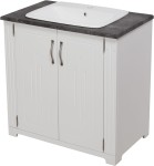 Szafka łazienkowa biała 82cm ANTIC z umywalką [PRODUKT NIEDOSTĘPNY]