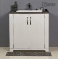 Szafka pod umywalkę biała retro 82cm Antic ANT-B-U80/50 i umywalka ceramiczna CLASSIC 55.