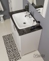 Szafka pod umywalkę biała retro 82cm Antic ANT-B-U80/50 i umywalka ceramiczna CLASSIC 55.