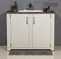 Szafka pod umywalkę biała retro 102cm Antic ANT-B-U100/50 i umywalka ceramiczna CLASSIC 55.