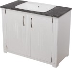 Szafka łazienkowa biała 102cm ANTIC z umywalką [PRODUKT NIEDOSTĘPNY]