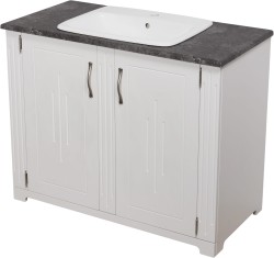 Szafka łazienkowa biała 102cm ANTIC z umywalką [PRODUKT NIEDOSTĘPNY]