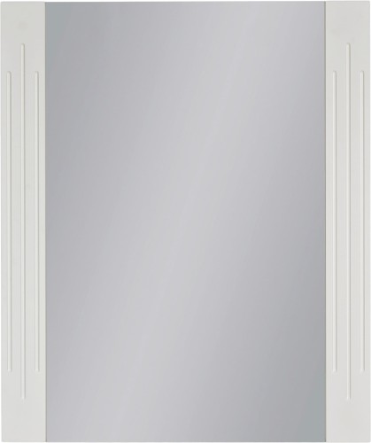 Lustro łazienkowe białe w ramie retro 67x80cm Antic ANT-B-L67/80.