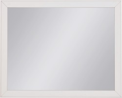 Lustro łazienkowe białe 100x80cm FINEA