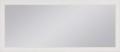 Lustro łazienkowe 150x80cm w białej ramie Finea FNA-B-L150/65.