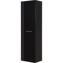 Regał łazienkowy czarny 45x155cm MOSSA [PRODUKT NIEDOSTĘPNY]