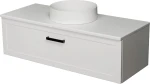 Szafka łazienkowa biała 120cm PETTO BIANCO z umywalką MONAT-400C [PRODUKT NIEDOSTĘPNY]