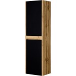 Regał łazienkowy czarny 40x143,5cm PLATUM [PRODUKT NIEDOSTĘPNY]