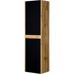 Regał łazienkowy czarny 40x143,5cm PLATUM [PRODUKT NIEDOSTĘPNY]