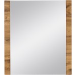 Lustro łazienkowe dąb naturalny 70x80cm OLIMPIA [PRODUKT NIEDOSTĘPNY]