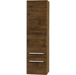 Regał łazienkowy antyczne drewno 40x143,5cm FOKUS z szufladą