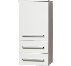 Regał łazienkowy biały 40x89cm FOKUS z dwiema szufladami [PRODUKT NIEDOSTĘPNY]