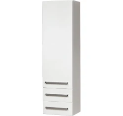 Regał łazienkowy biały 40x143,5cm FOKUS z dwiema szufladami [PRODUKT NIEDOSTĘPNY]